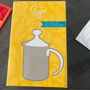 Steeped Tea Stainless Steel Milk Frother